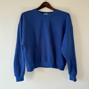 Princess Polly Blue Crewneck Sweater